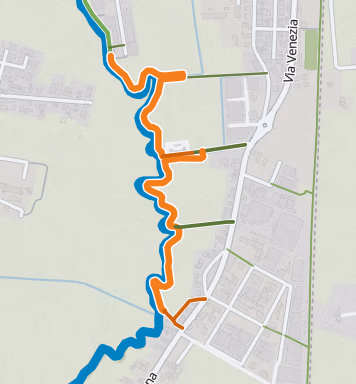 Mappa del percorso Acquedotto - Ecocentro - Ponte dei Carri